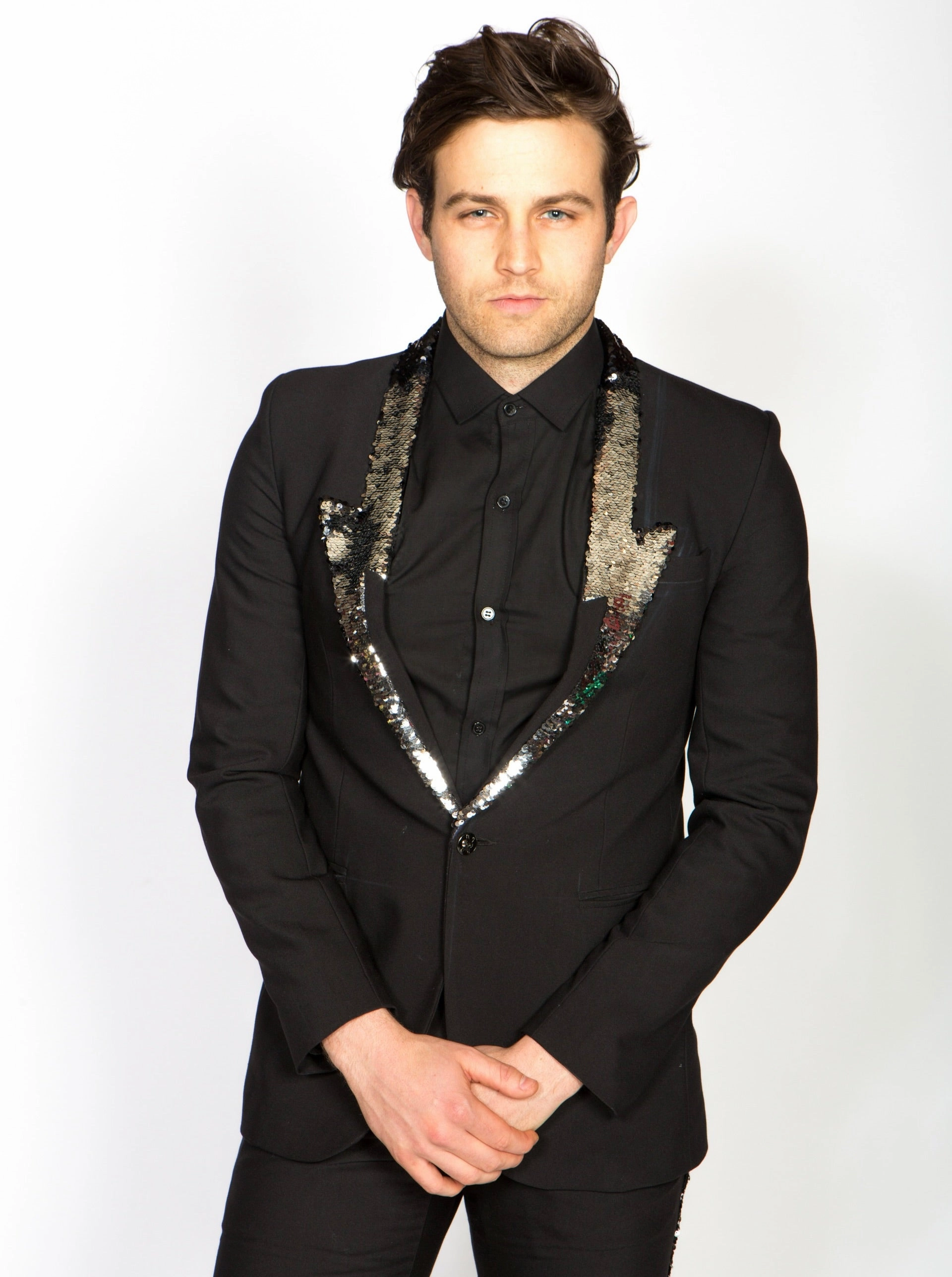 Anti Static Finish Business Comfort Any Old Iron Men's Lightning Bolt Suit