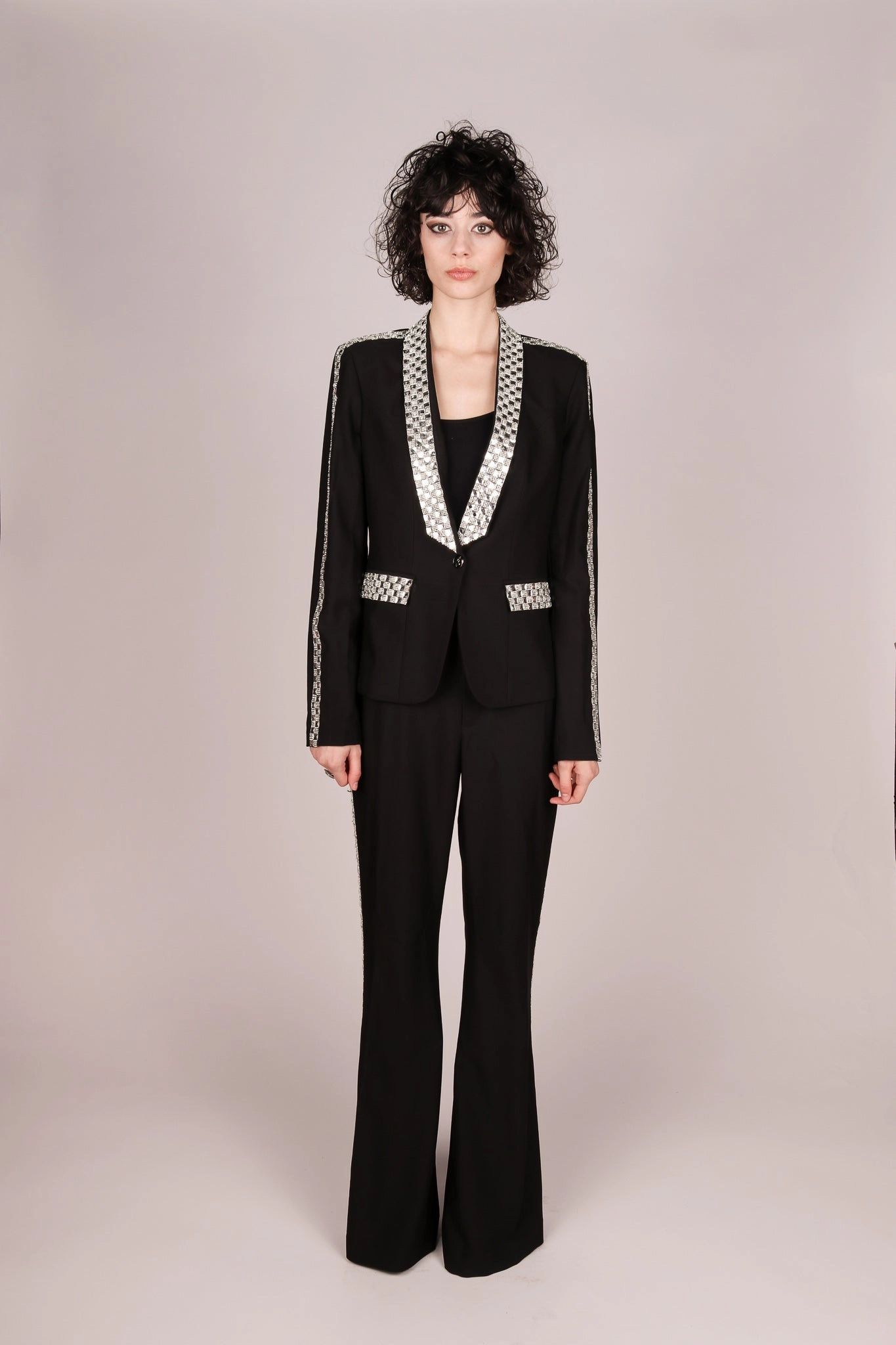 Any Old Iron Rhinestone Suit Sharp Wear