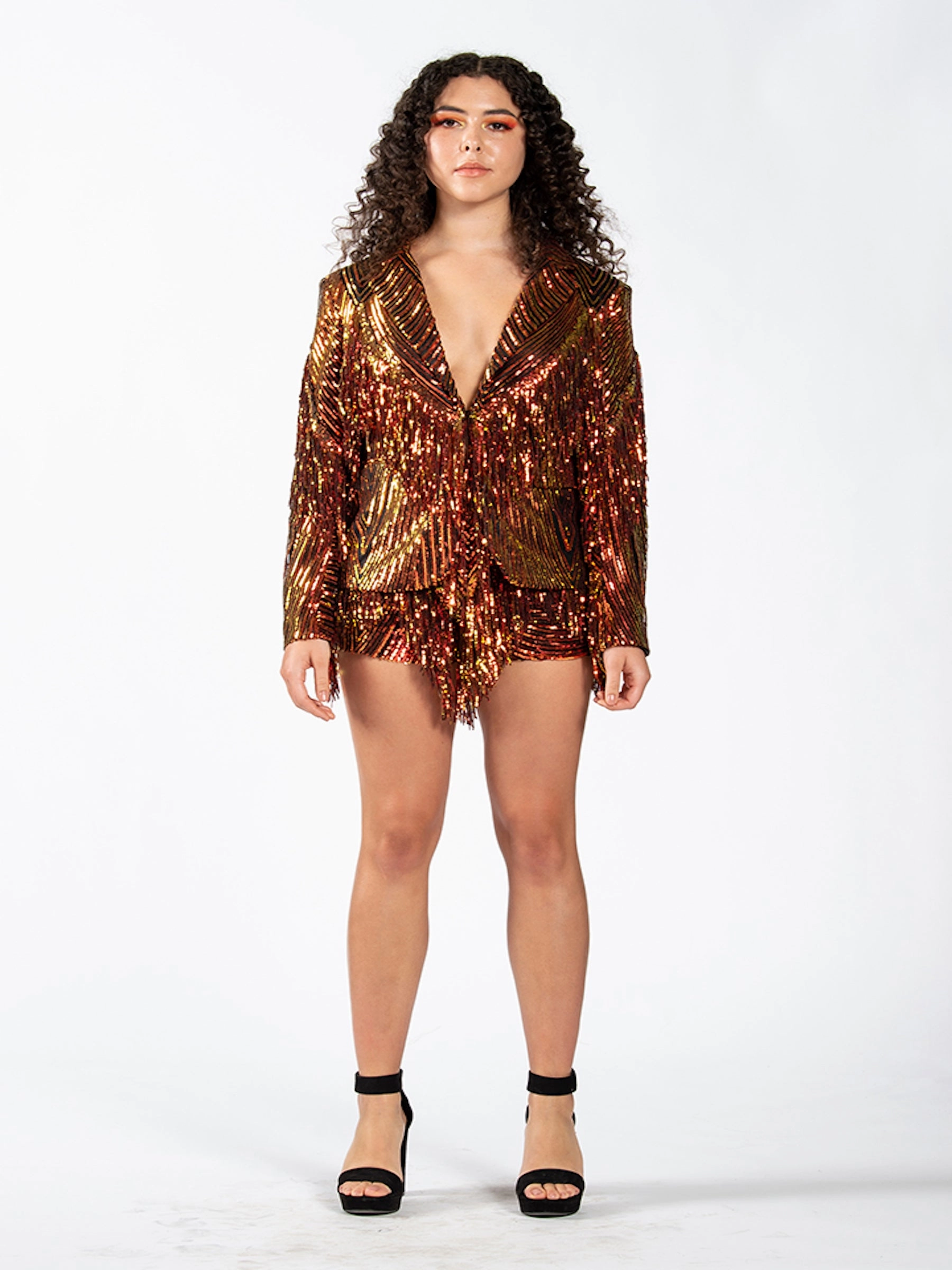 Any Old Iron Rust Fringe Jacket Low Profile Fasteners Versatile Piece