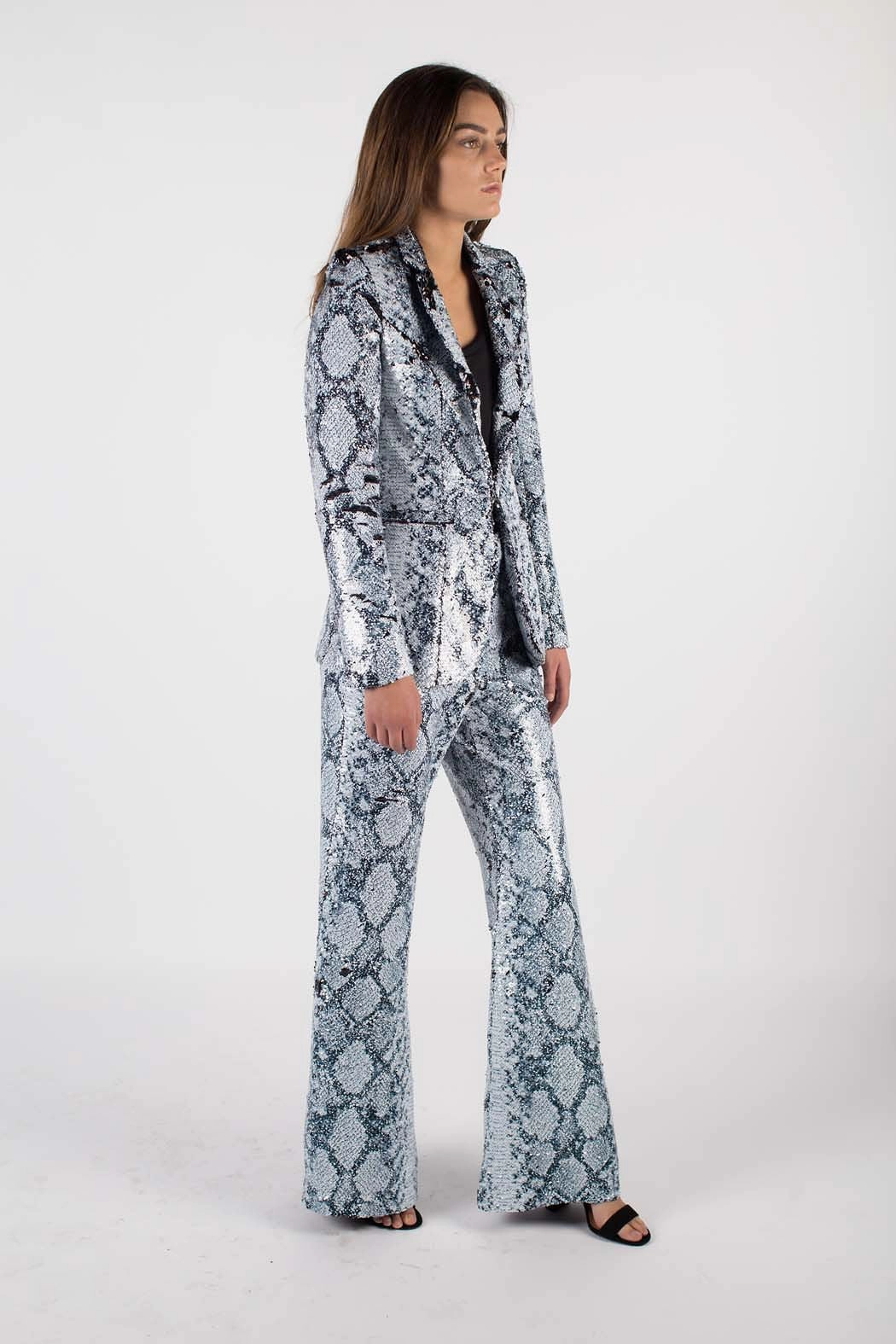 Any Old Iron Sequin Whitesnake Suit Classic Fit Suggest