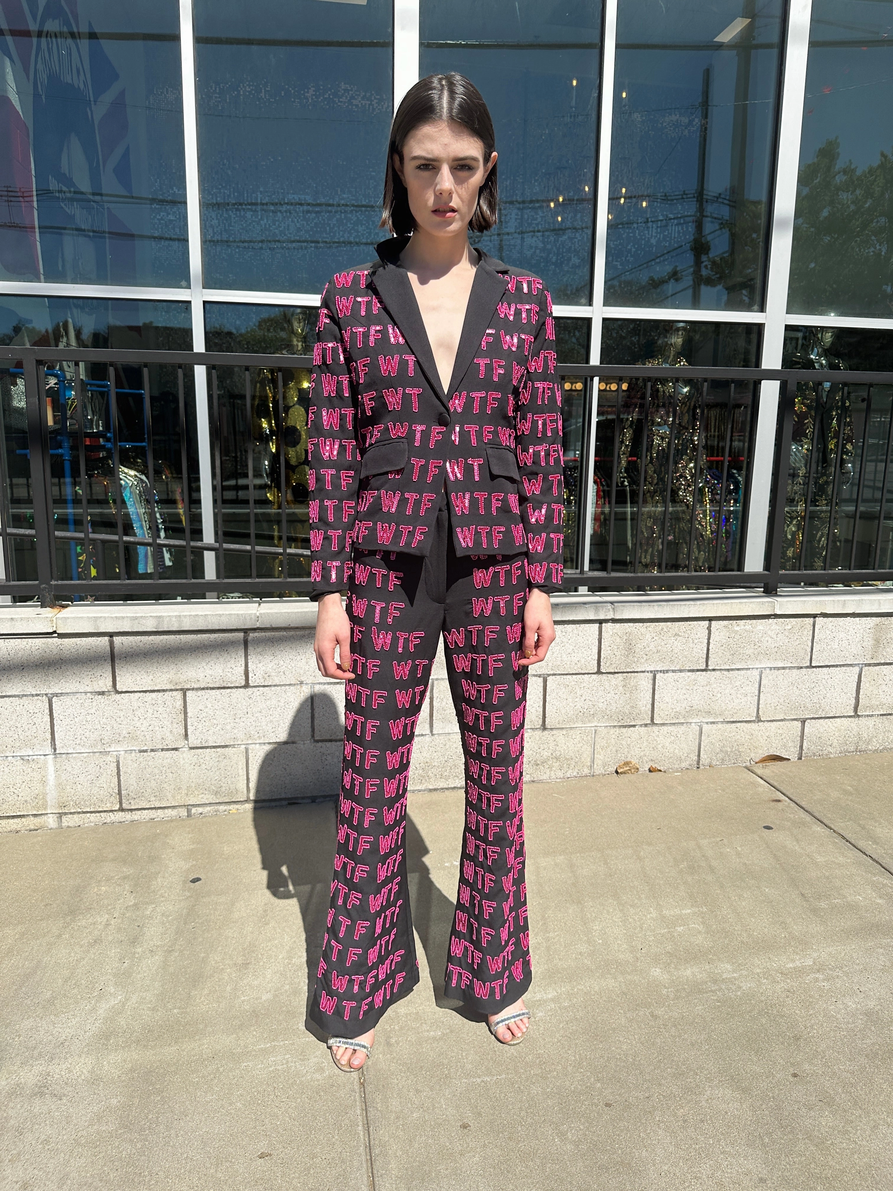 Any Old Iron WTF Suit Durable stitching details