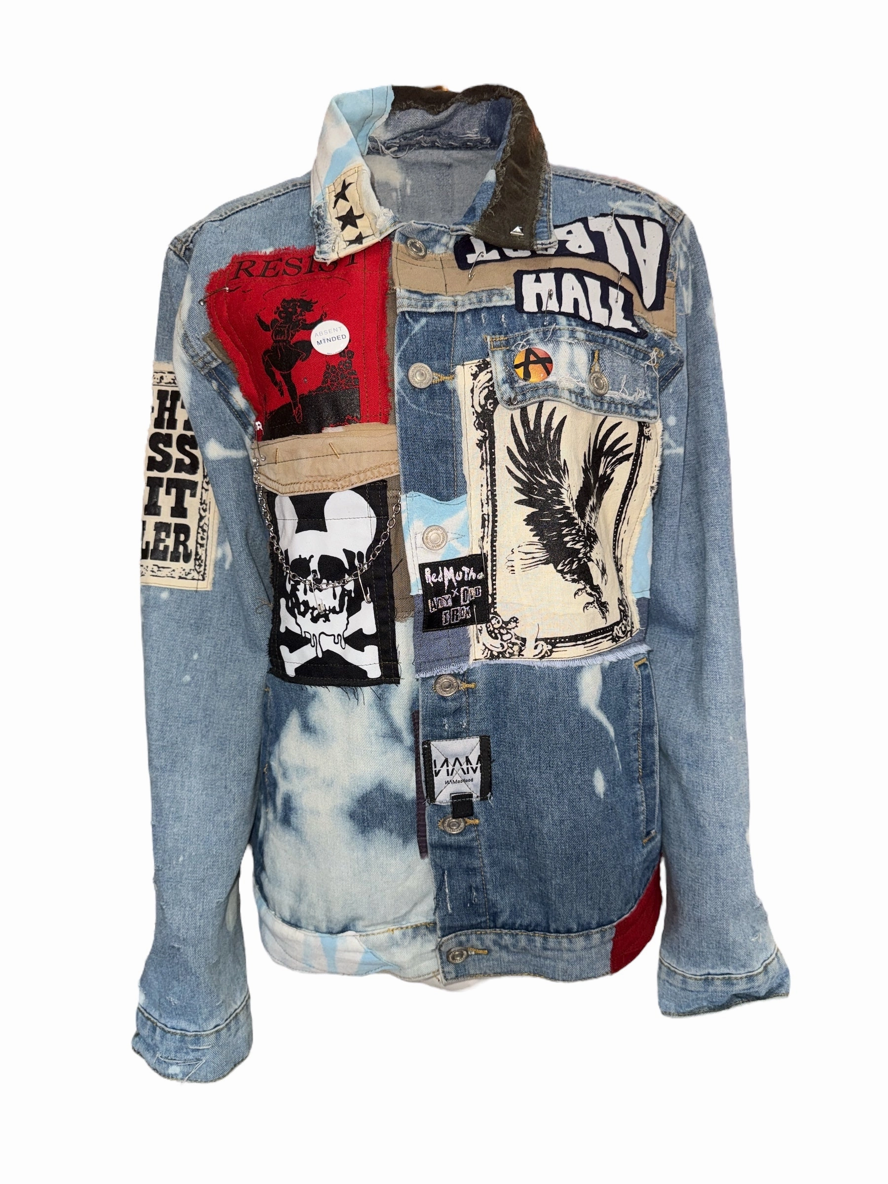Threat Warm Thinsulate Any Old Iron X Red Mutha Satellite Disco Jean Jacket