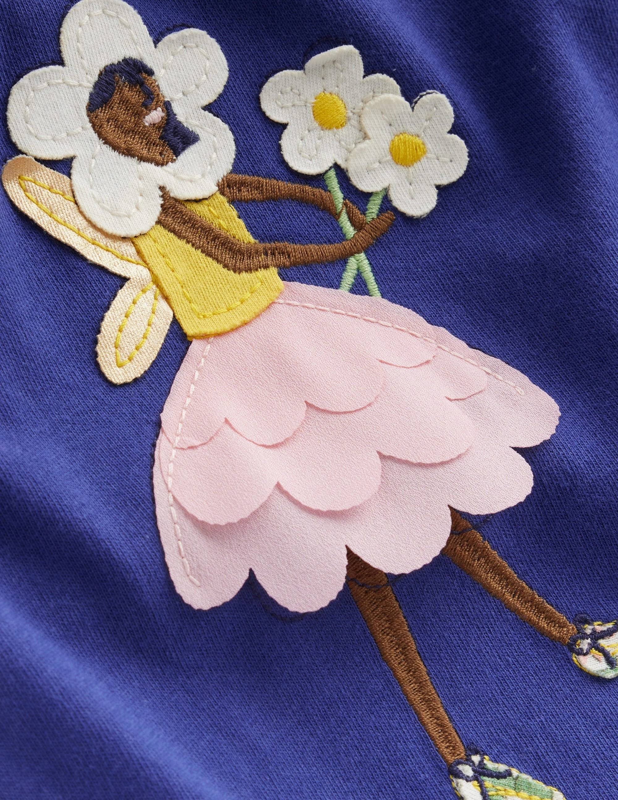 Appliqu?? Tunic and Legging Set-Starboard Blue Fairies Relax Fit Design Value for Money