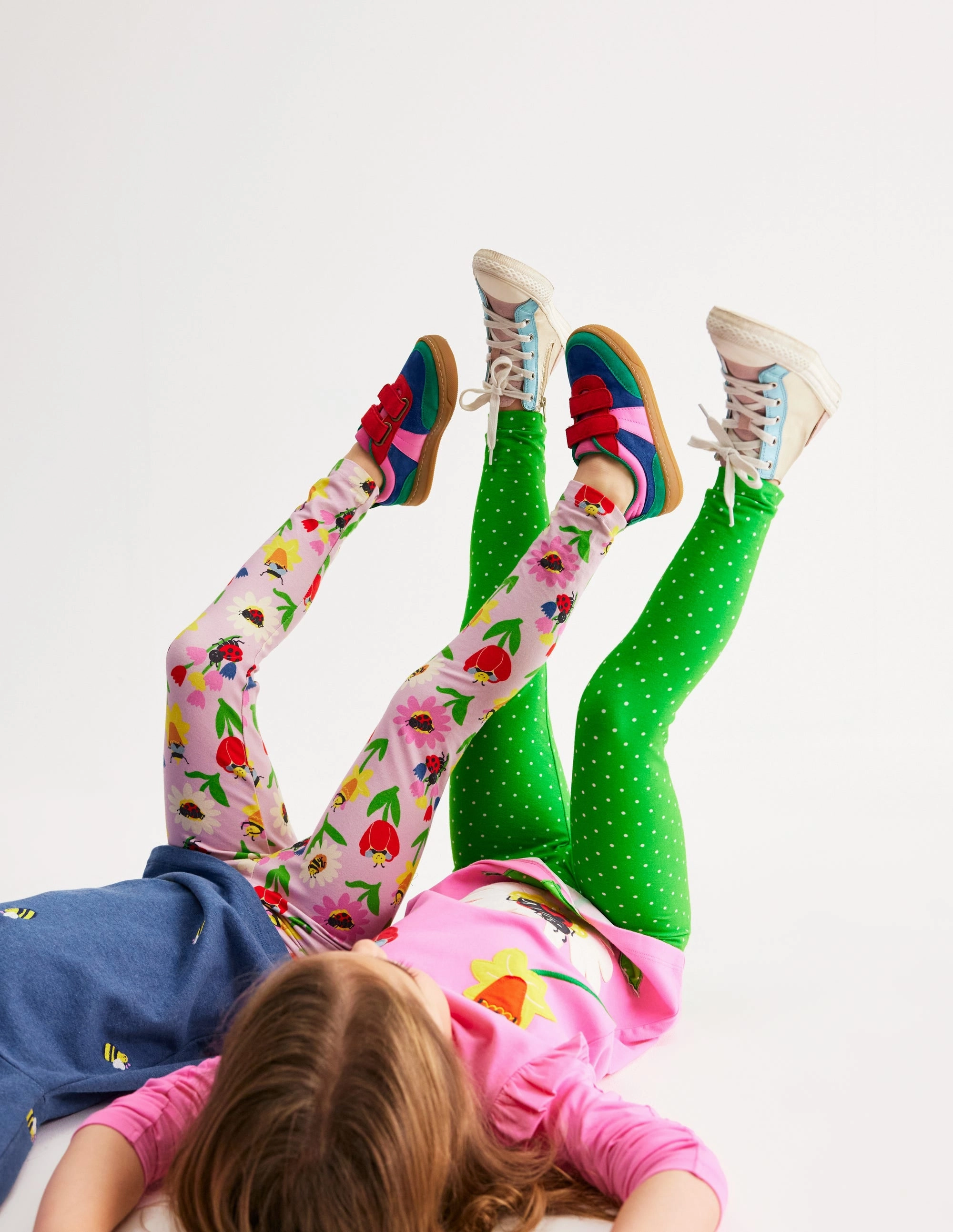 Appliqu?? Tunic and Legging Set-Vintage Mauve Bugs Breathable Comfort Versatile Design