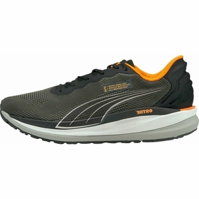 occasional wear shoe functionality Puma Magnify Nitro WTR Mens Running Shoes - Black
