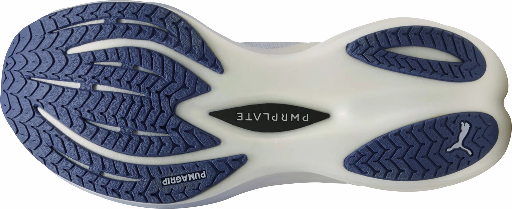 Puma Deviate Nitro 3 Womens Running Shoes - Blue Anti Abrasion lugged outsole shoes