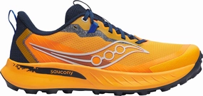 Treadmill Optimized running in a dune area shoes Saucony Peregrine 15 Mens Trail Running Shoes - Orange