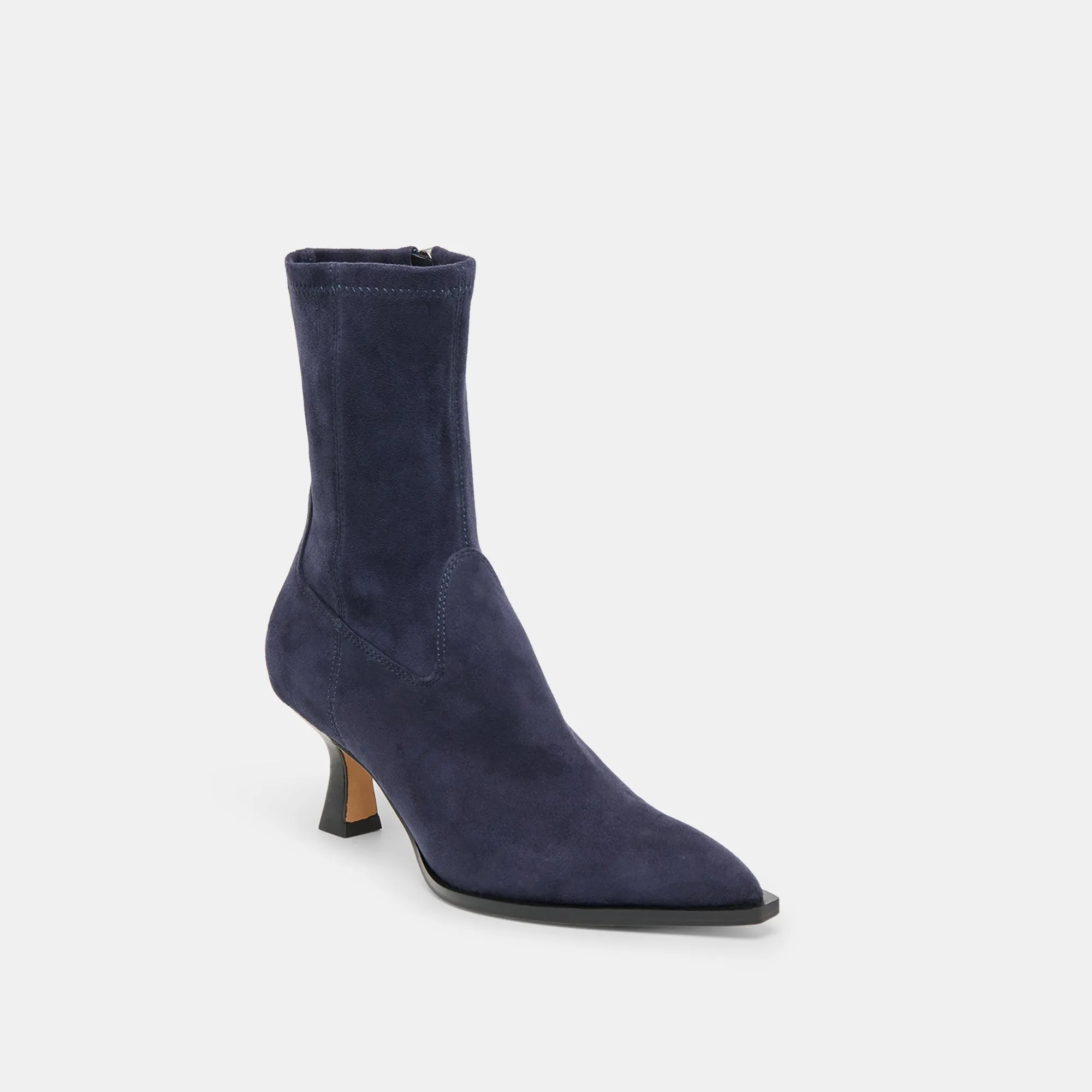 Running Seamless Interior Construction ARYA BOOTS NAVY STELLA SUEDE