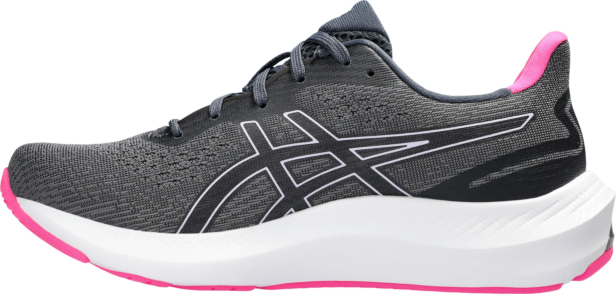 Pressure Relief Grooves Asics Gel Pulse 14 Womens Running Shoes - Grey