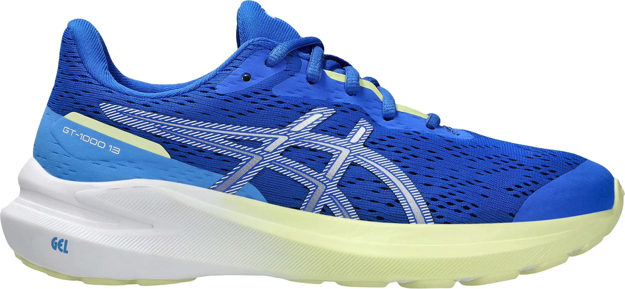 Asics GT 1000 13 GS Junior Running Shoes - Blue cross - trainer