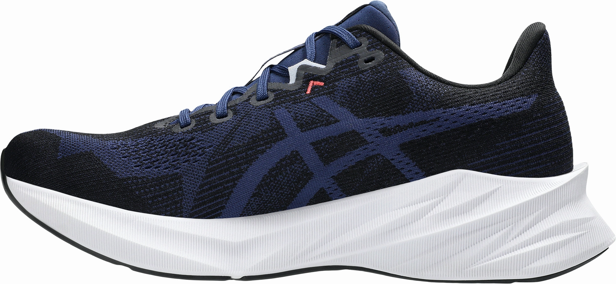 Abrasion Resistant Zones Tread Pattern Optimization Asics DynaBlast 5 Mens Running Shoes - Blue