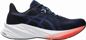 fashion - forward shoe intention Lace Up Closure Design Asics DynaBlast 5 Mens Running Shoes - Blue