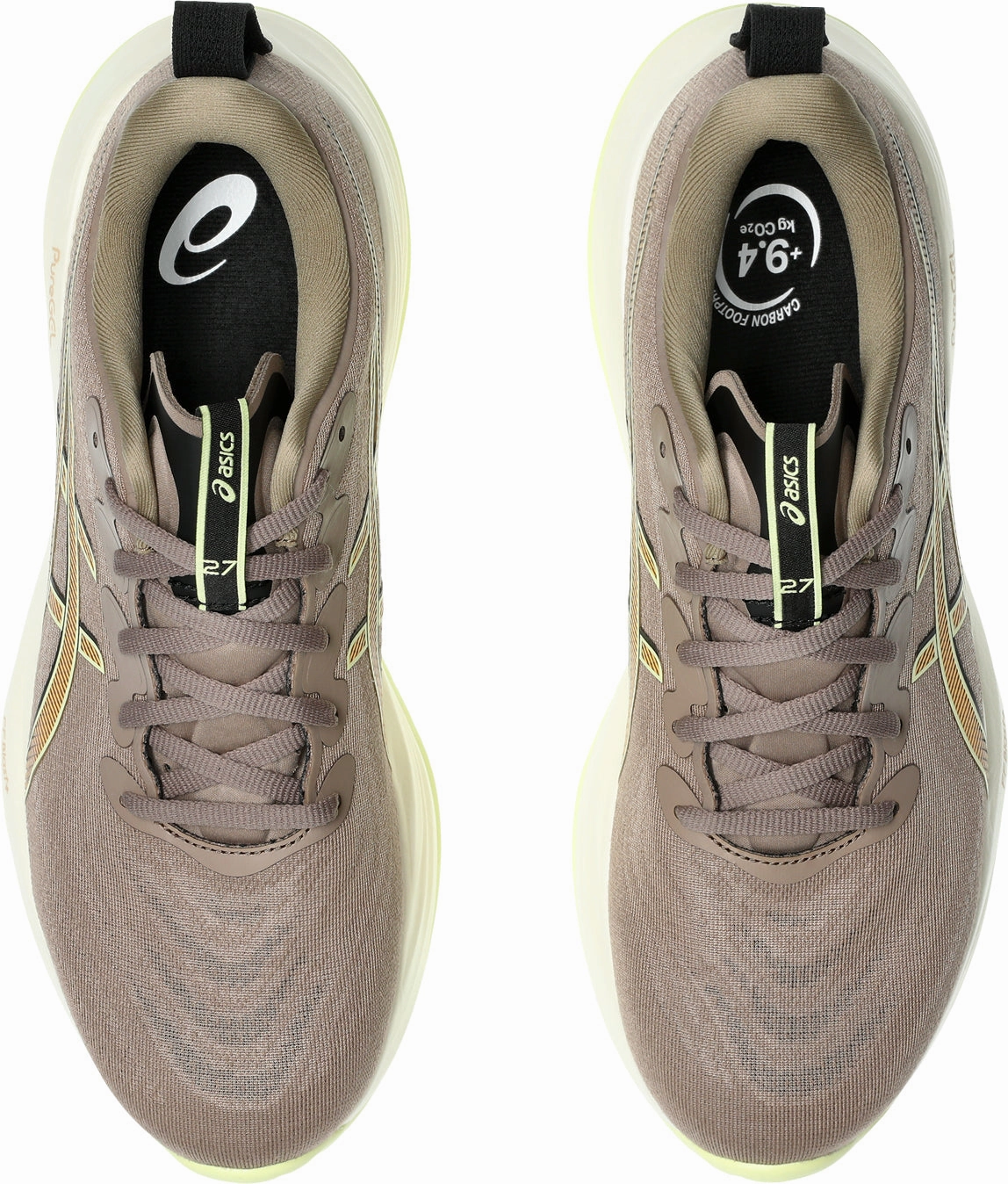 Comfortable Heel Asics Gel Cumulus 27 Mens Running Shoes - Brown