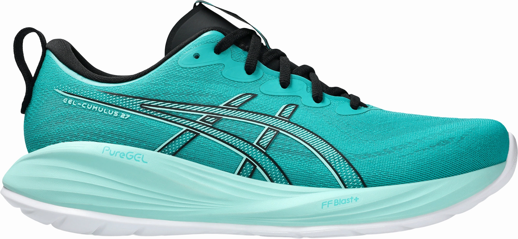 Cloud Like Cushioning Asics Gel Cumulus 27 Mens Running Shoes - Green
