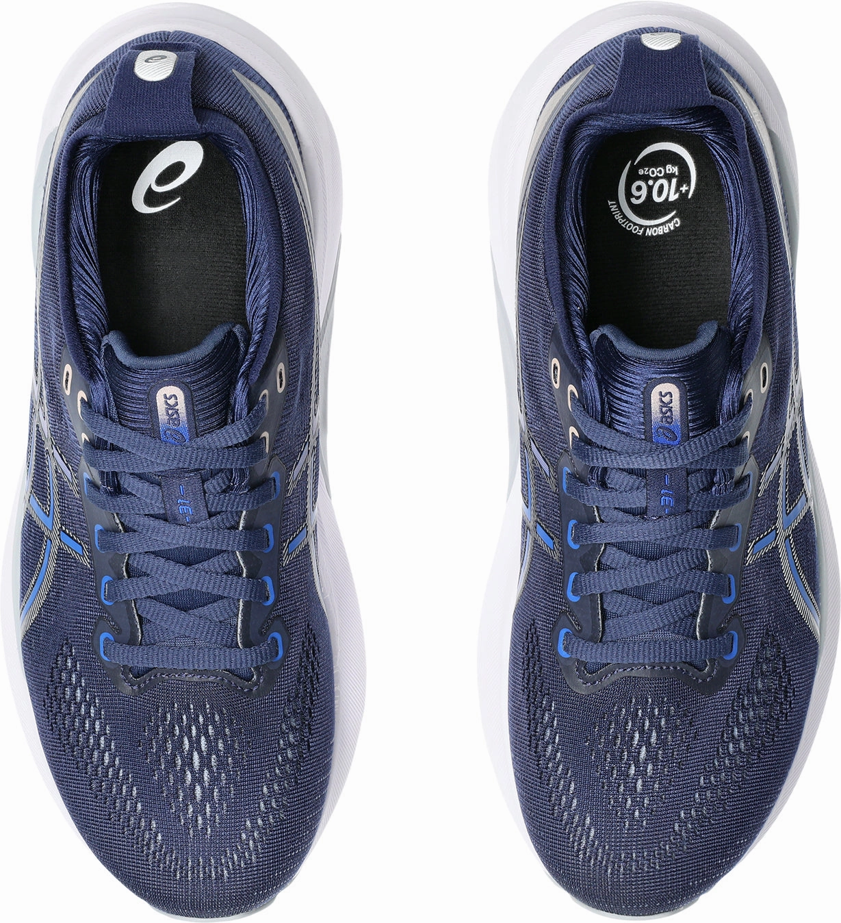 Asics Gel Kayano 31 Womens Running Shoes - Blue high - cut running gear Comfortable foot flex