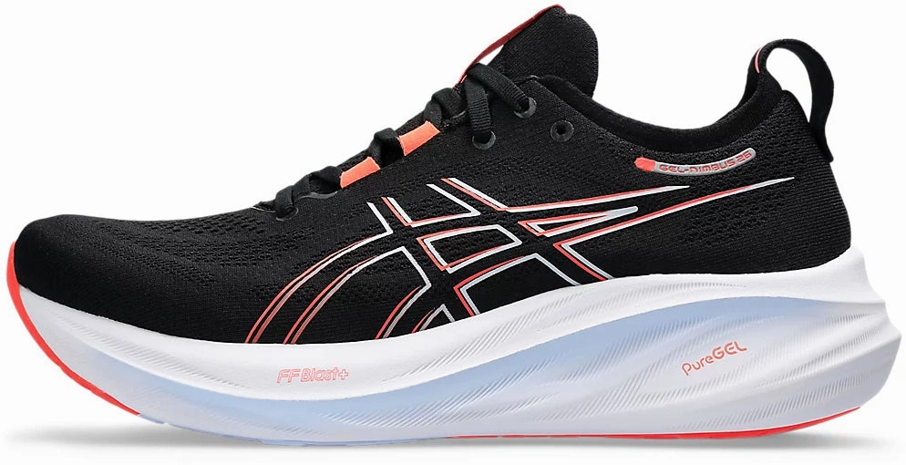 Asics Gel Nimbus 26 Mens Running Shoes - Black weight - training