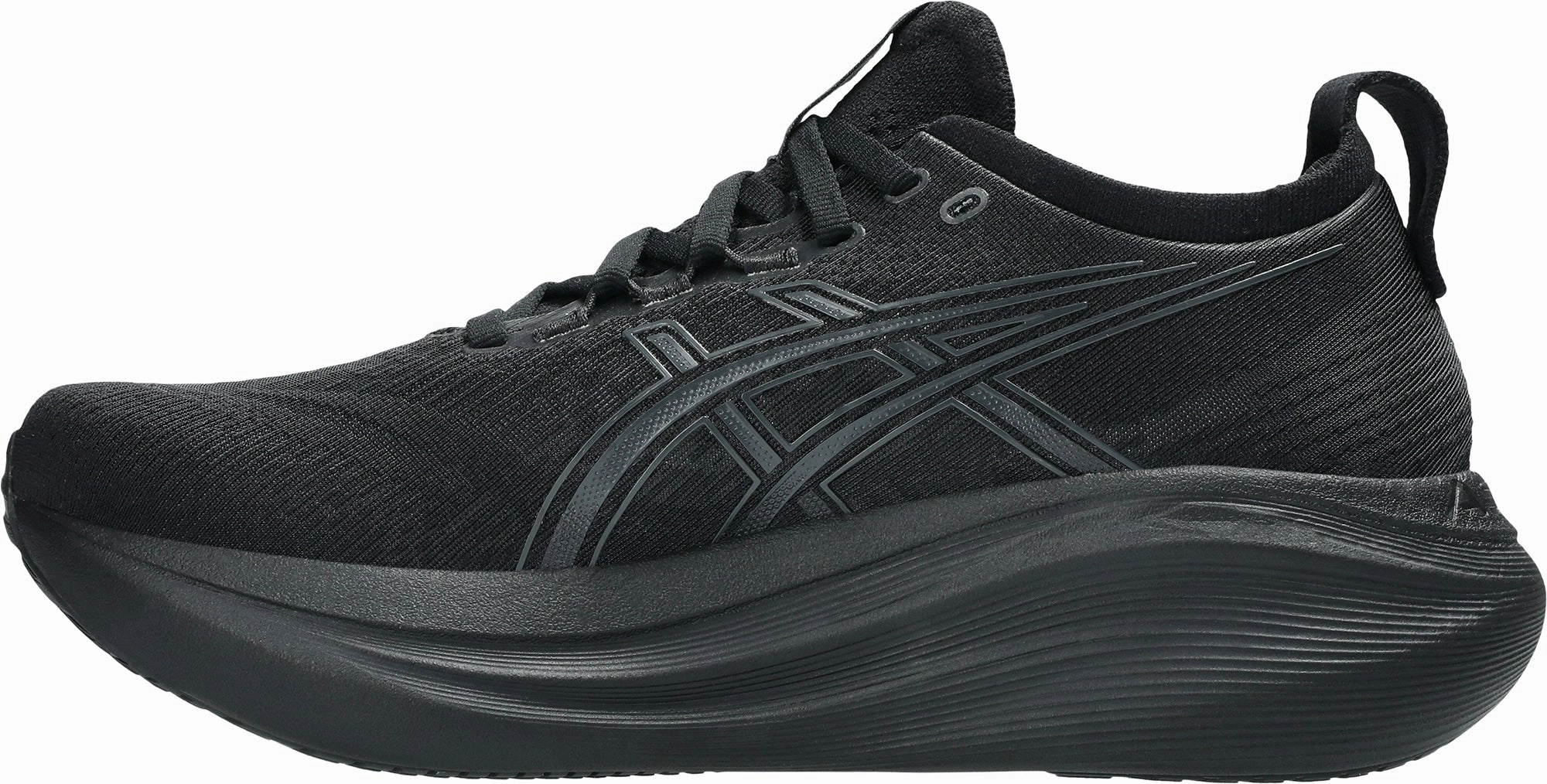 Torsion Rigidity System Asics Gel Nimbus 27 Womens Running Shoes - Black