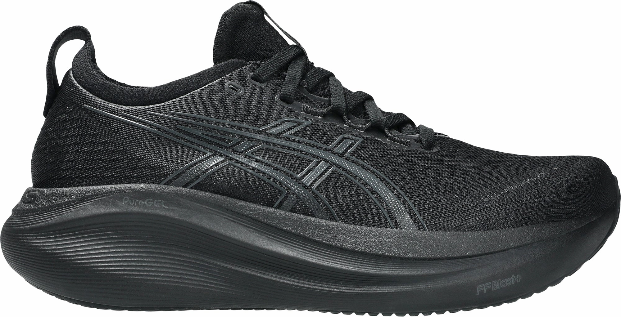 Asics Gel Nimbus 27 Womens Running Shoes - Black shoe width Multi Directional Flexibility