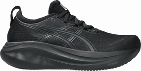 Asics Gel Nimbus 27 Womens Running Shoes - Black shoe width Multi Directional Flexibility