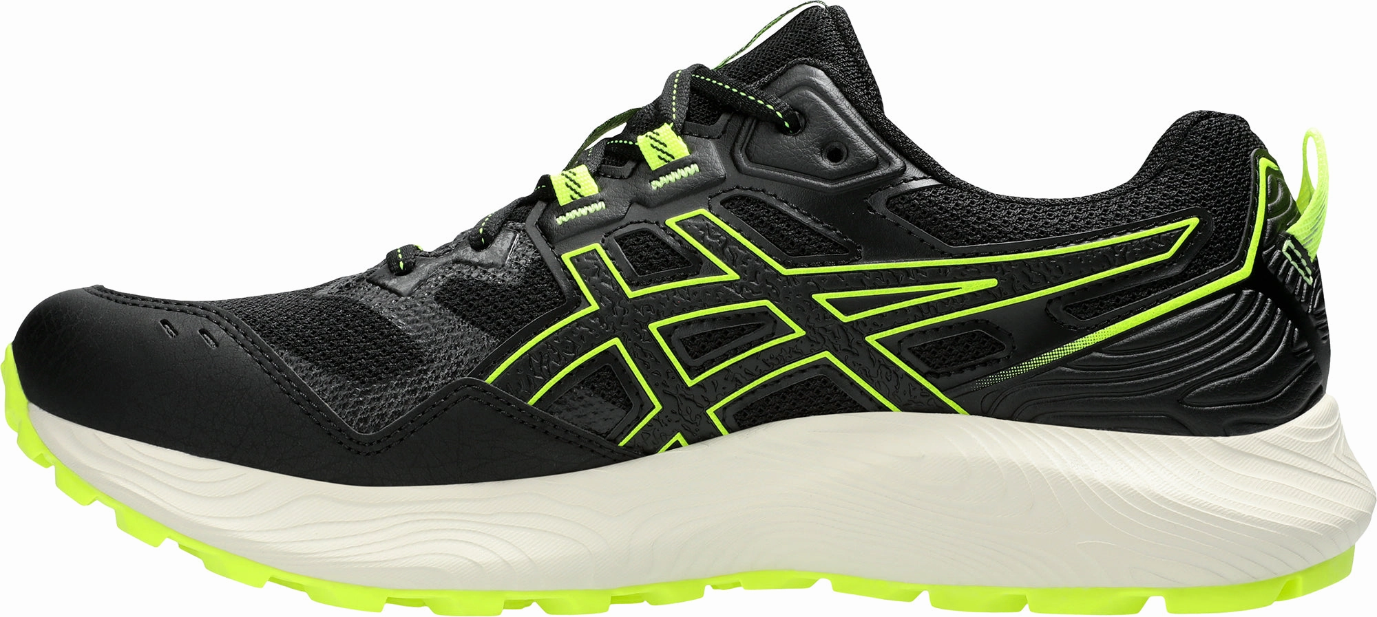 Airflow Enhanced Upper running on a treadmill at home shoes Asics Gel Sonoma 7 Mens Trail Running Shoes - Black