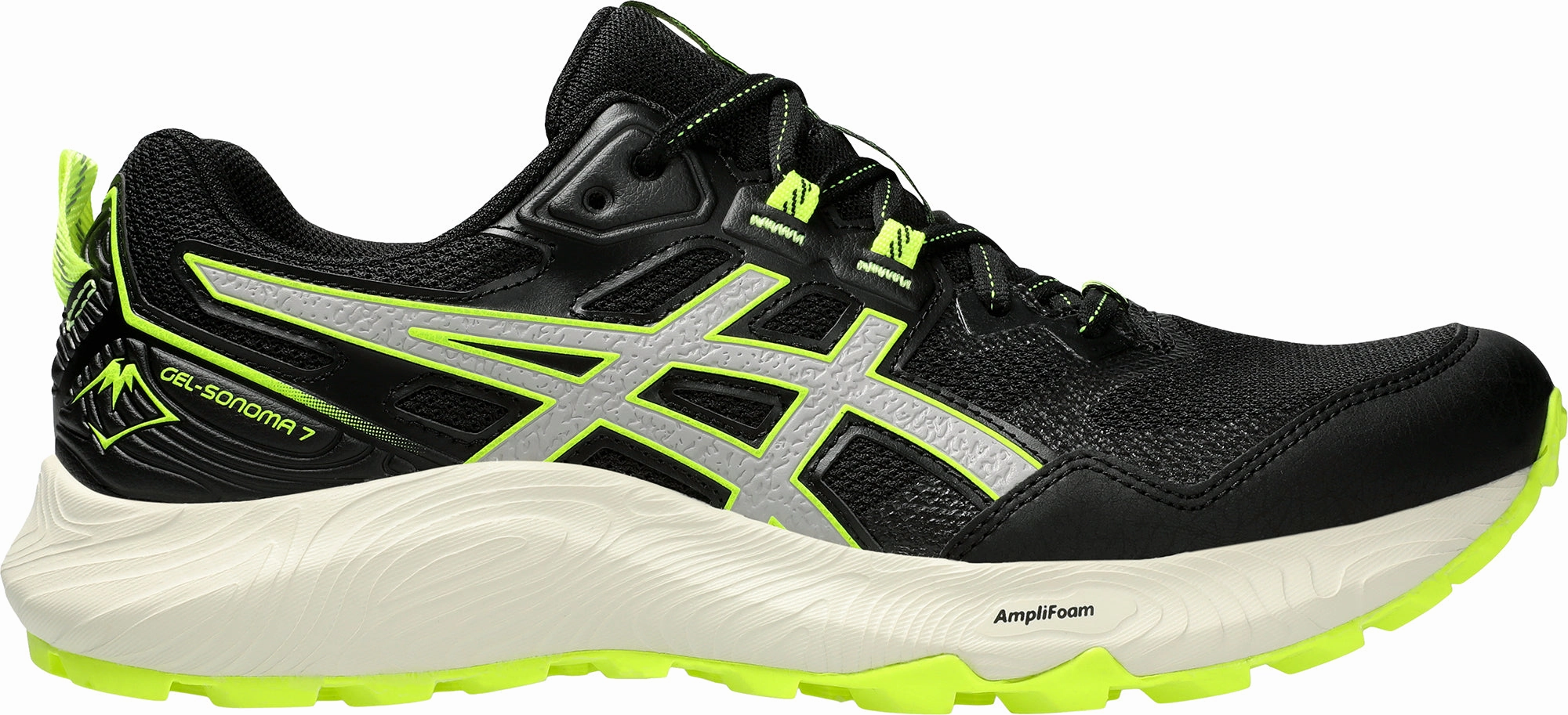 Asics Gel Sonoma 7 Mens Trail Running Shoes - Black Supportive frame
