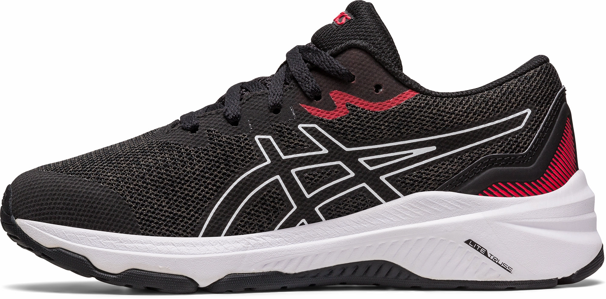 Asics GT 1000 11 GS Junior Running Shoes - Black Lightweight Cushioning carbon - fiber plate