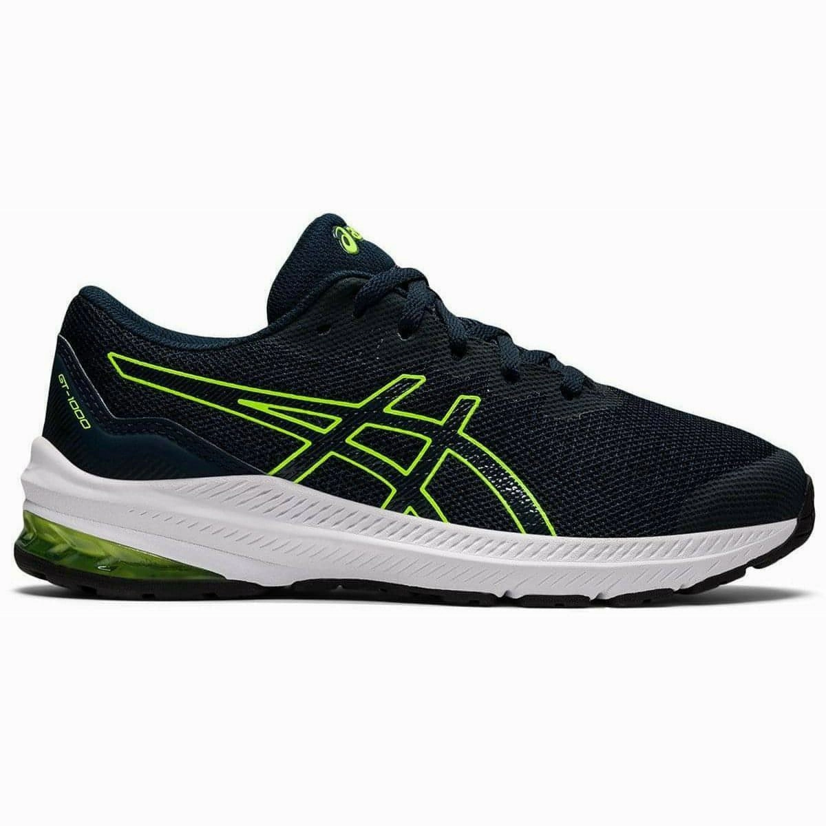 grass running footwear Asics GT 1000 11 GS Junior Running Shoes - Blue