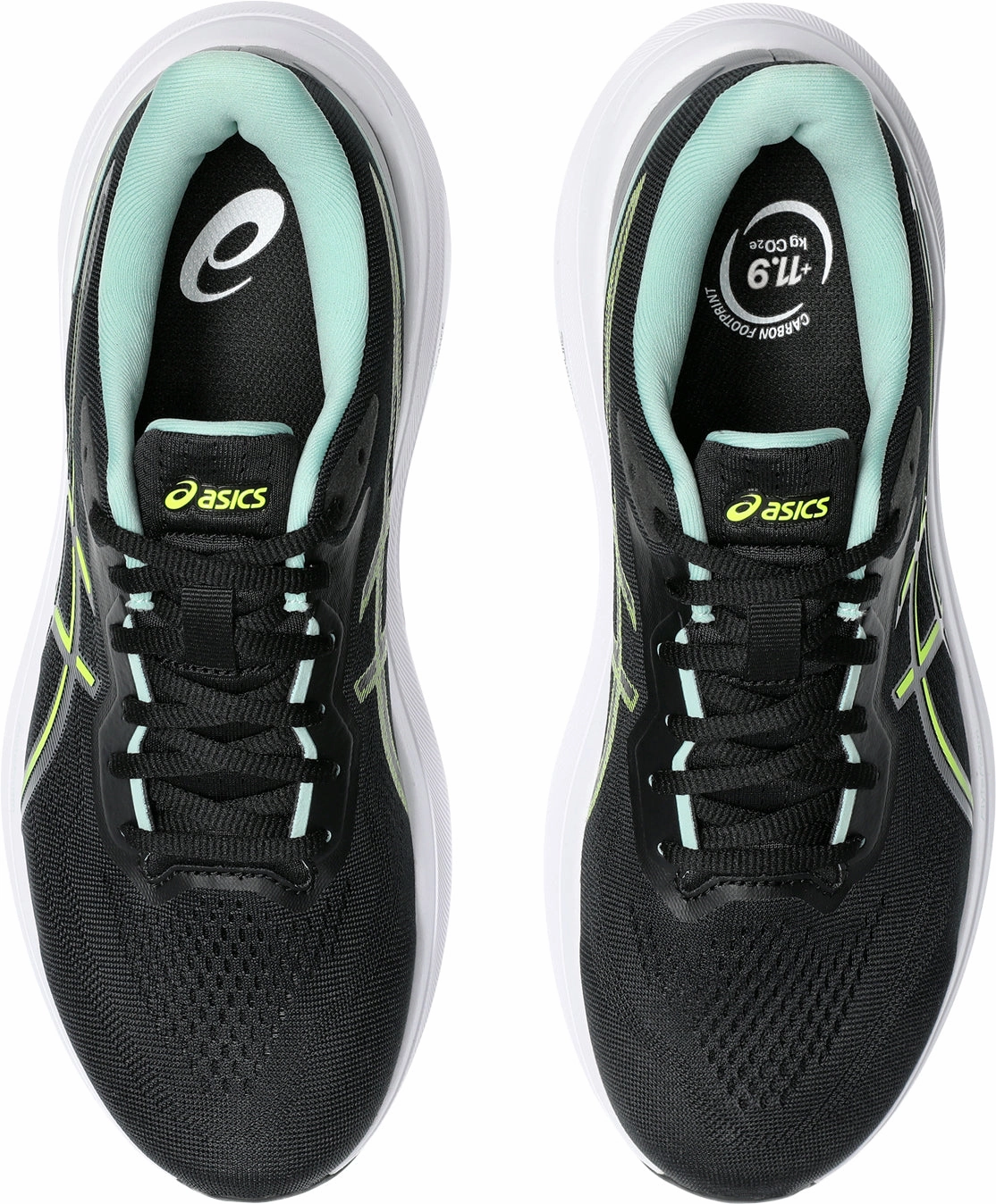 Multi Density Sole Asics GT 1000 13 Mens Running Shoes - Black
