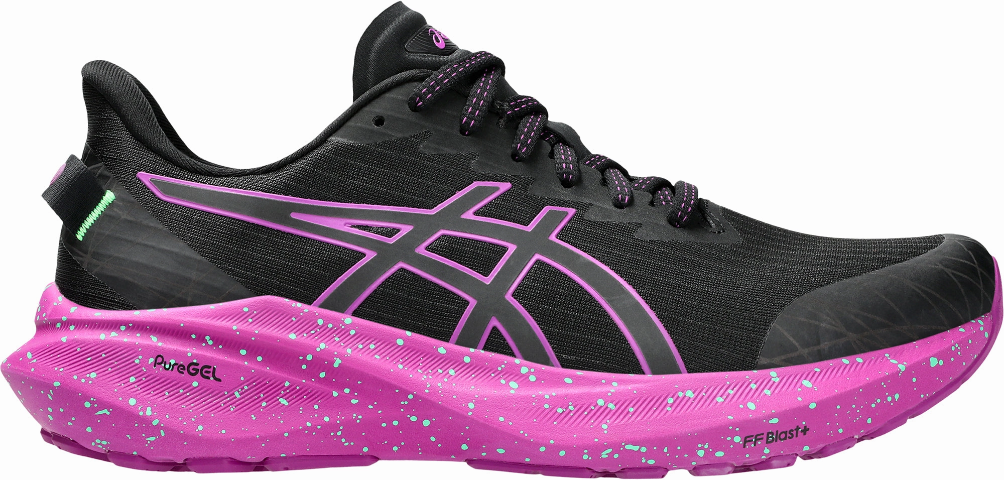 Asics GT 2000 13 Lite-Show Womens Running Shoes - Black Retro design