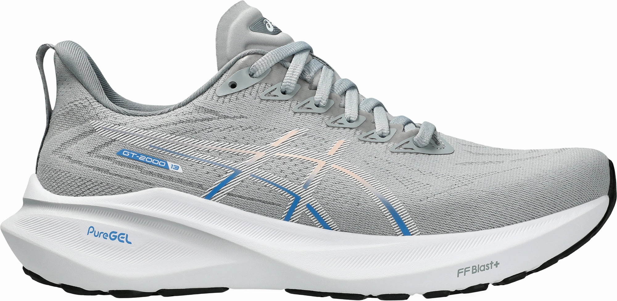 Asics GT 2000 13 Womens Running Shoes - Grey Grip Technology