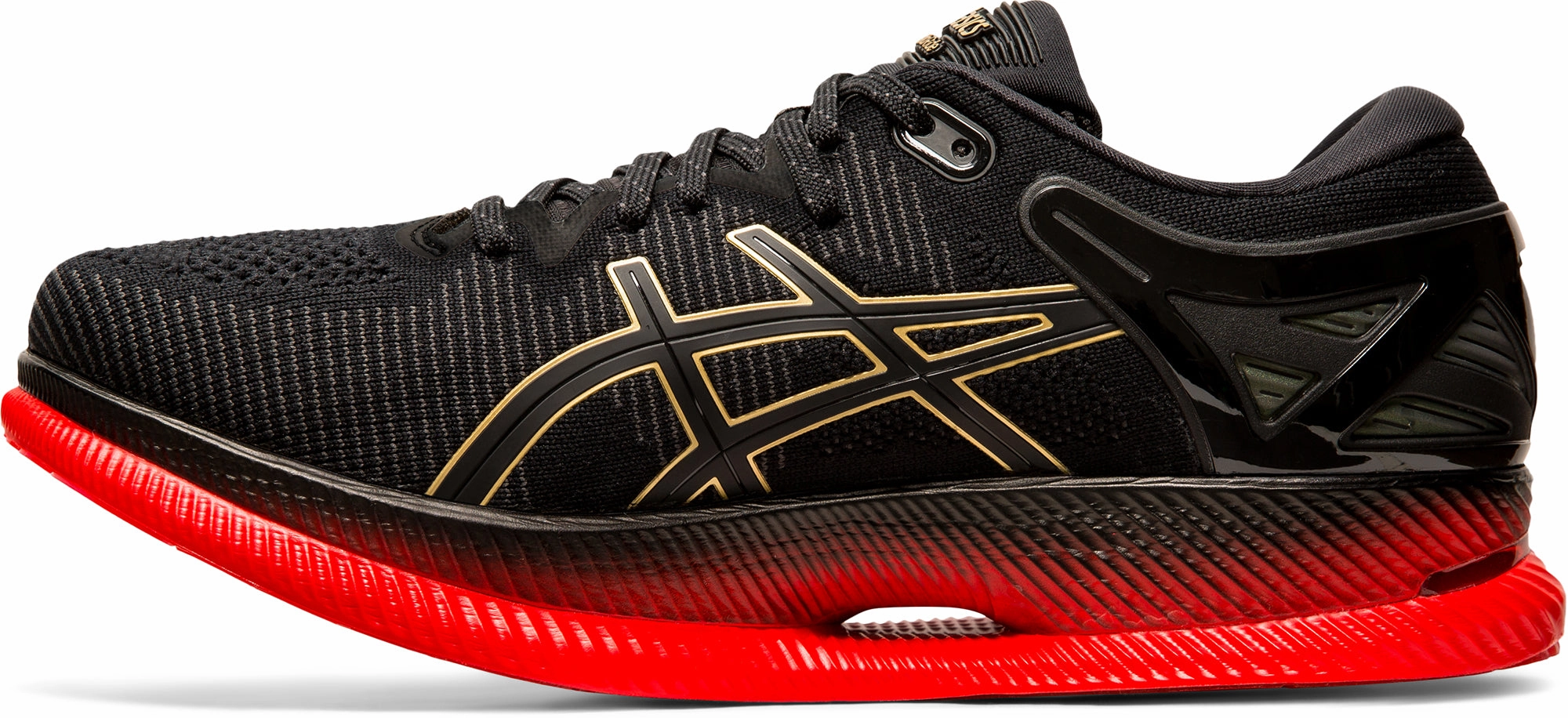 Asics MetaRide Womens Running Shoes - Black Thermoplastic Polyurethane Heel Counter