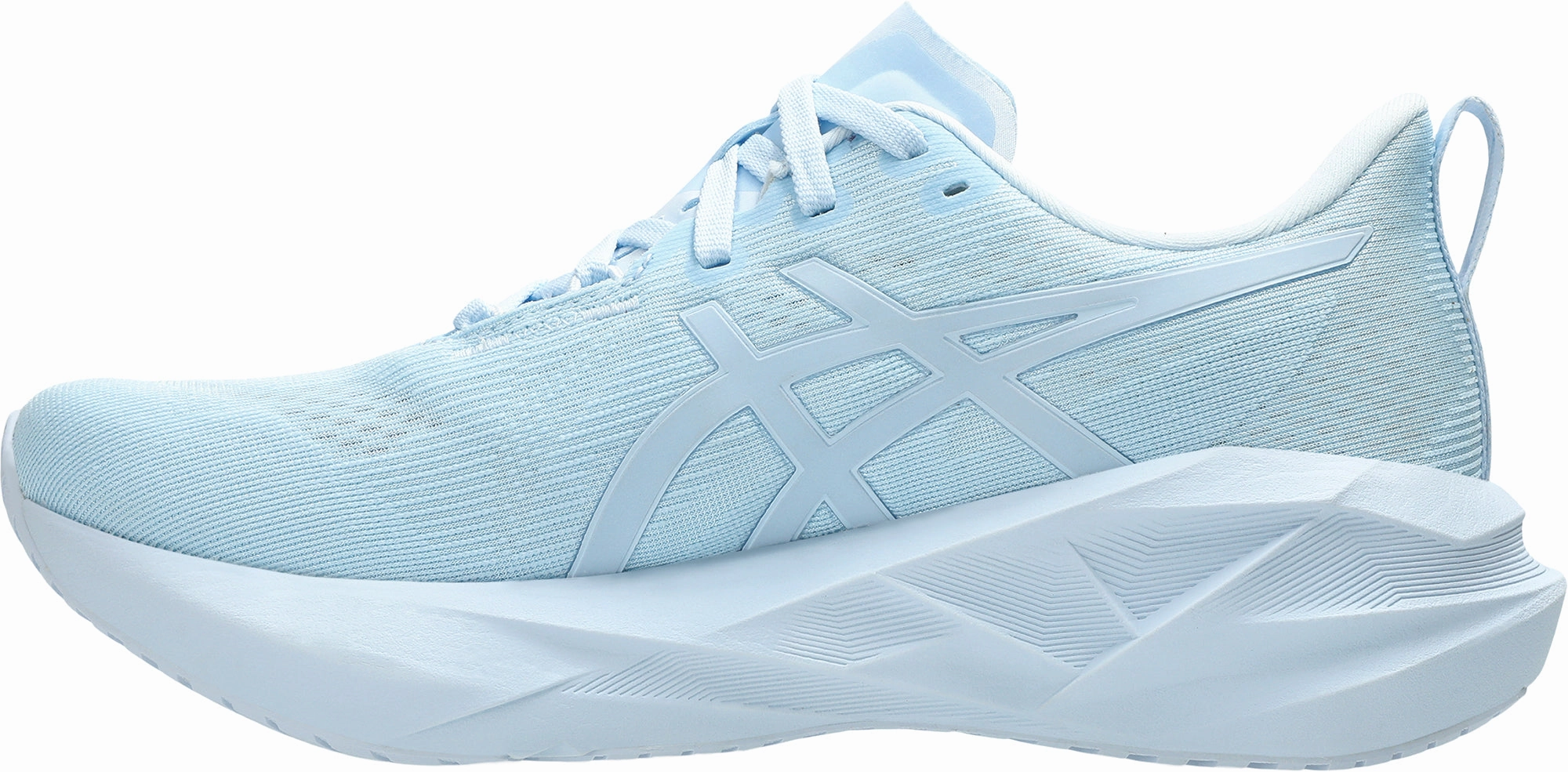 Asics NovaBlast 5 Lite-Show Womens Running Shoes - Blue Half   Size Available Multi Directional Flex