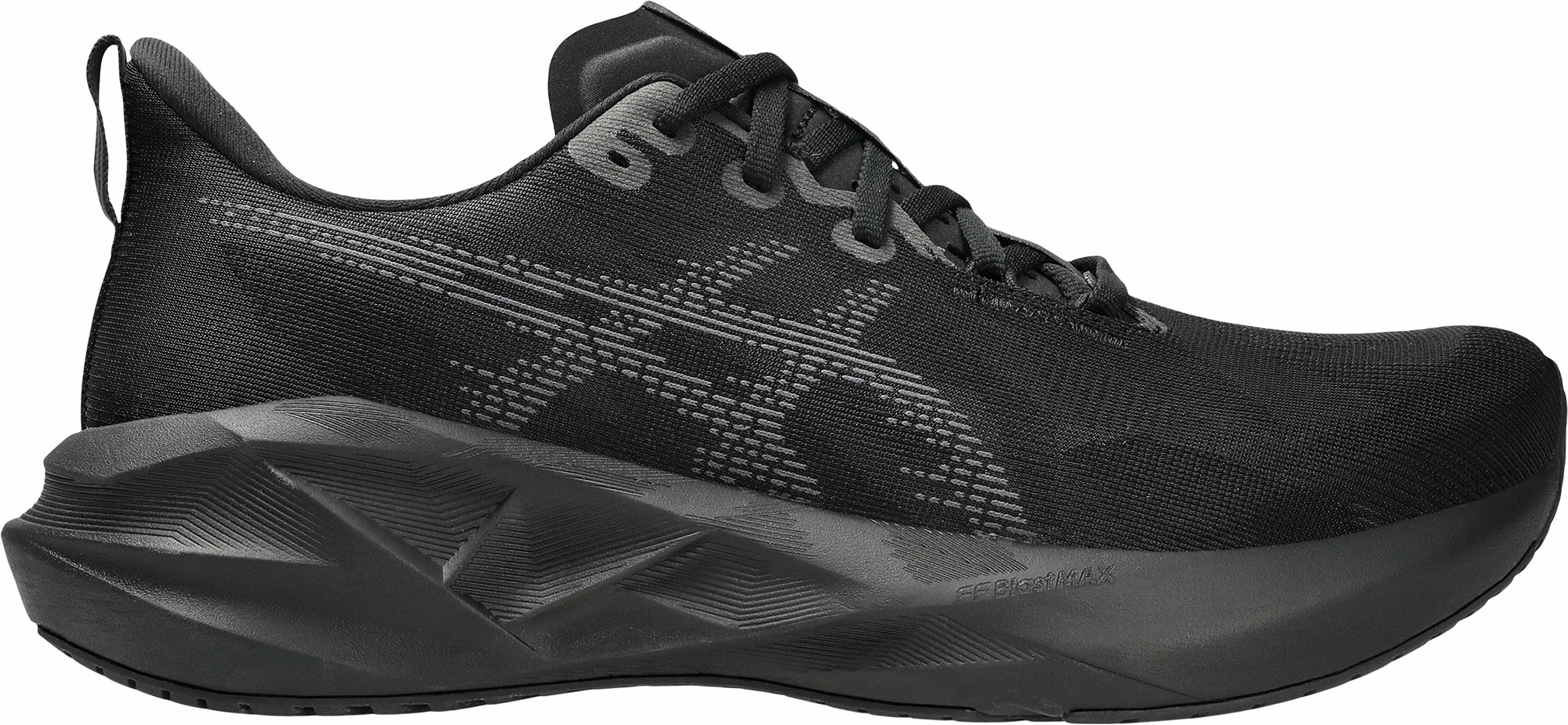 Unibody Midsole Construction Asics NovaBlast 5 Mens Running Shoes - Black