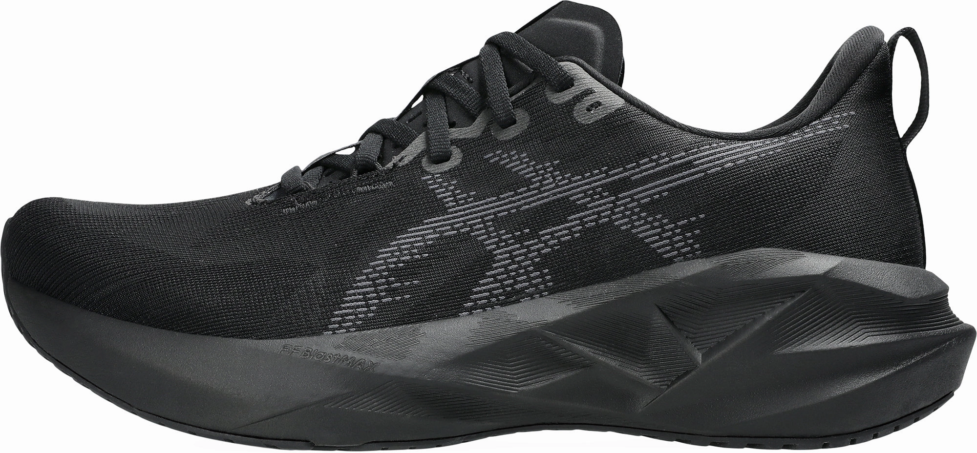 Asics NovaBlast 5 Mens Running Shoes - Black cushioned shoe qualities