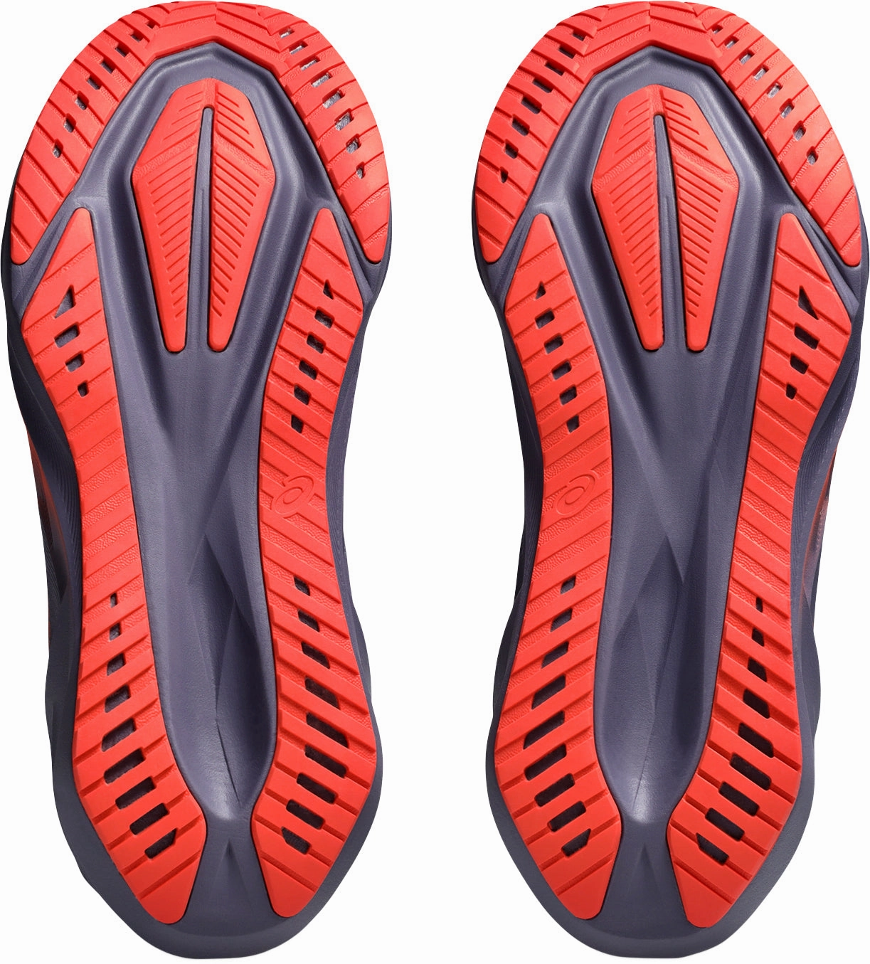 Asics NovaBlast 5 Mens Running Shoes - Purple Aerodynamic Toe Shape Variable Lugs