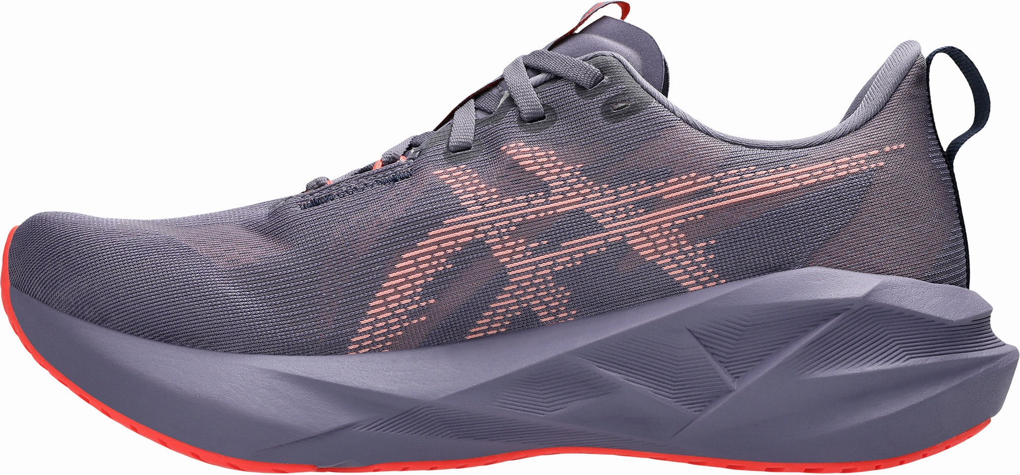 Asics NovaBlast 5 Mens Running Shoes - Purple Motion Guidance Technology maximalist