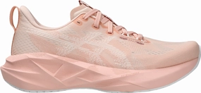 Asics NovaBlast 5 Womens Running Shoes - Pink Biomechanical Arch Plate afternoon running footwear