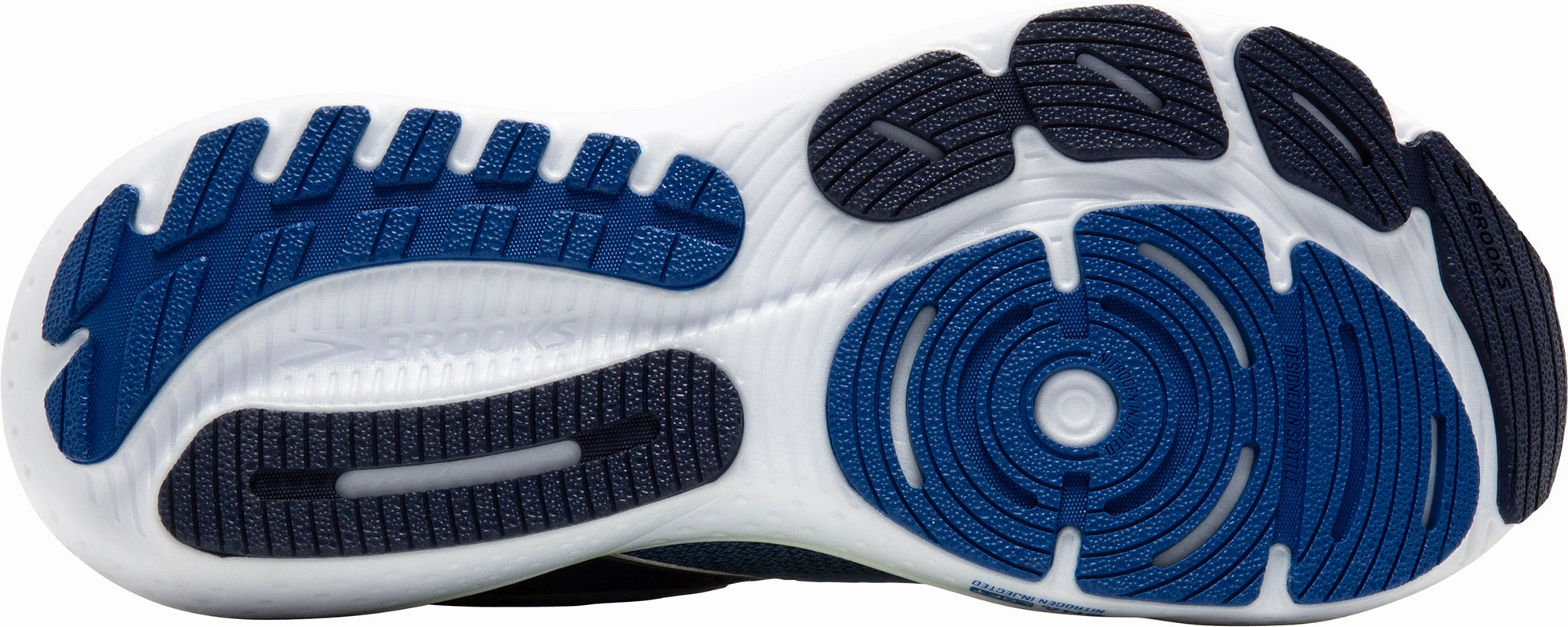 Brooks Glycerin 21 Mens Running Shoes - Blue printed running wear