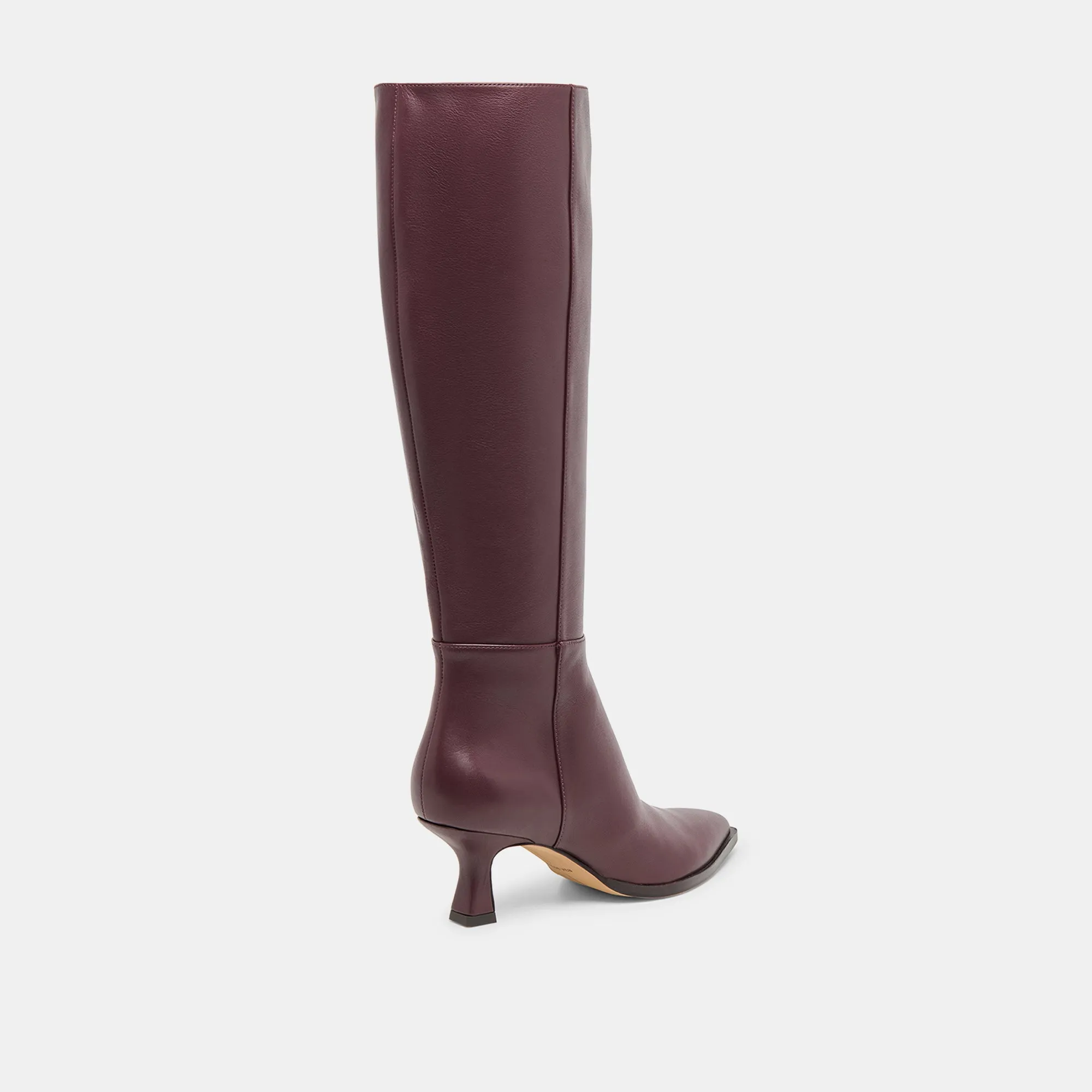 AUGGIE BOOTS WINE LEATHER Firm Hold Everyday Walk
