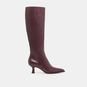 AUGGIE BOOTS WINE LEATHER Well   Made