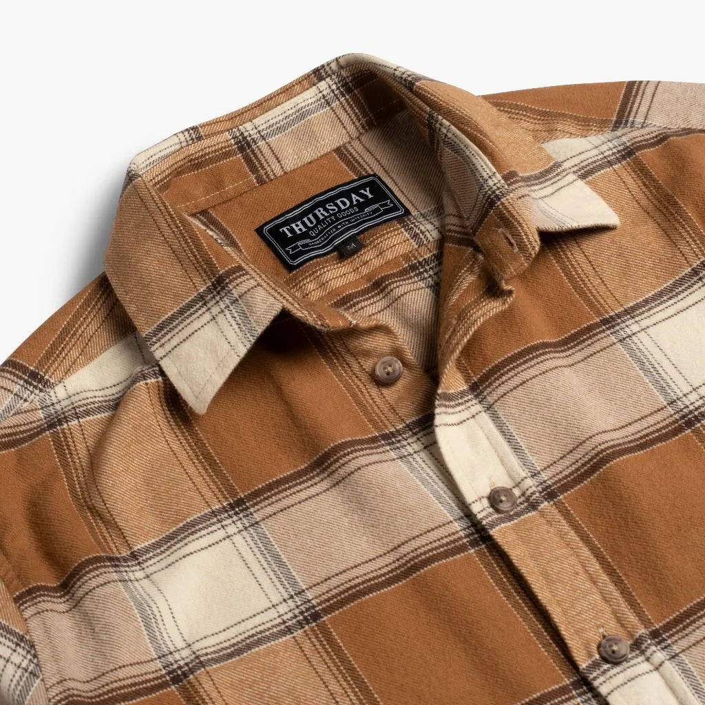 Forever Flannel Shirt | Butterscotch High-Quality Craftsmanship