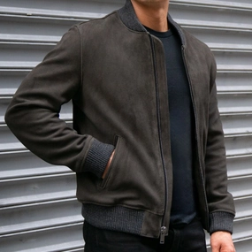 Bomber Jacket | Dark Grey suitable for water sports