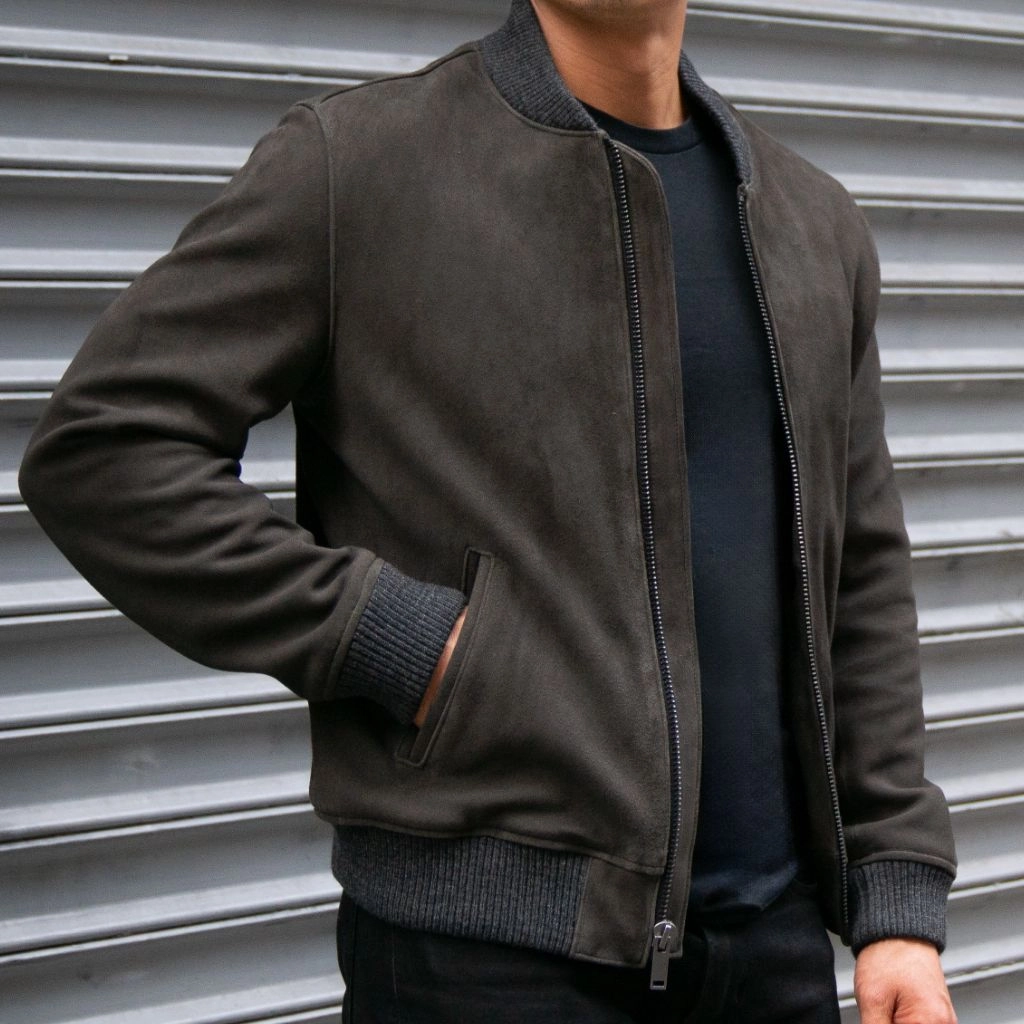Bomber Jacket | Dark Grey suitable for water sports