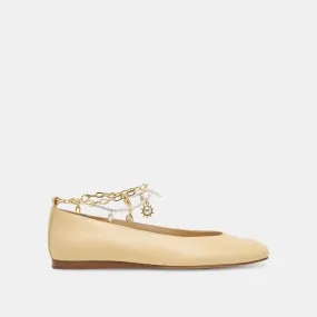 BAIDEN BALLET FLATS WARM NATURAL LEATHER Low Top