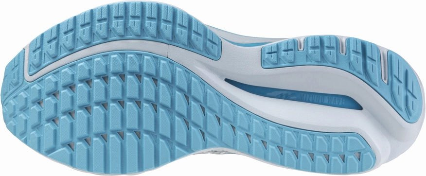 Heel Lockdown Tech Breathable Upper Design Mizuno Wave Inspire 20 Womens Running Shoes - White