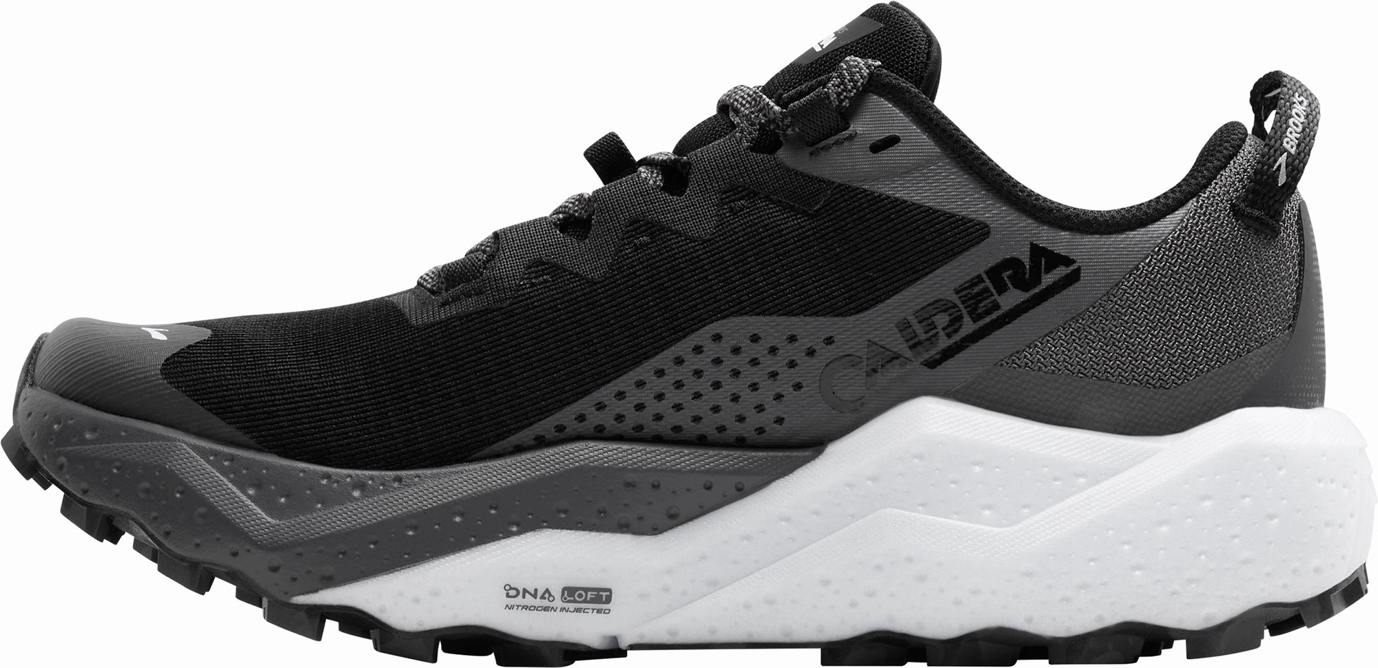 Marathon Preparation Brooks Caldera 8 Mens Trail Running Shoes - Black