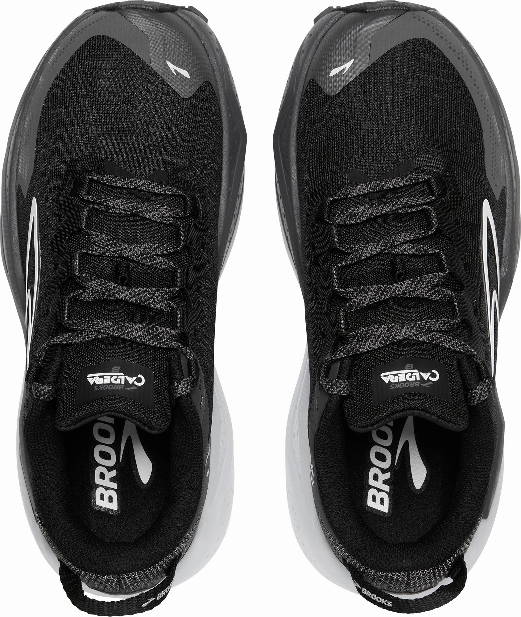 Brooks Caldera 8 Mens Trail Running Shoes - Black Ergonomic Last Shape