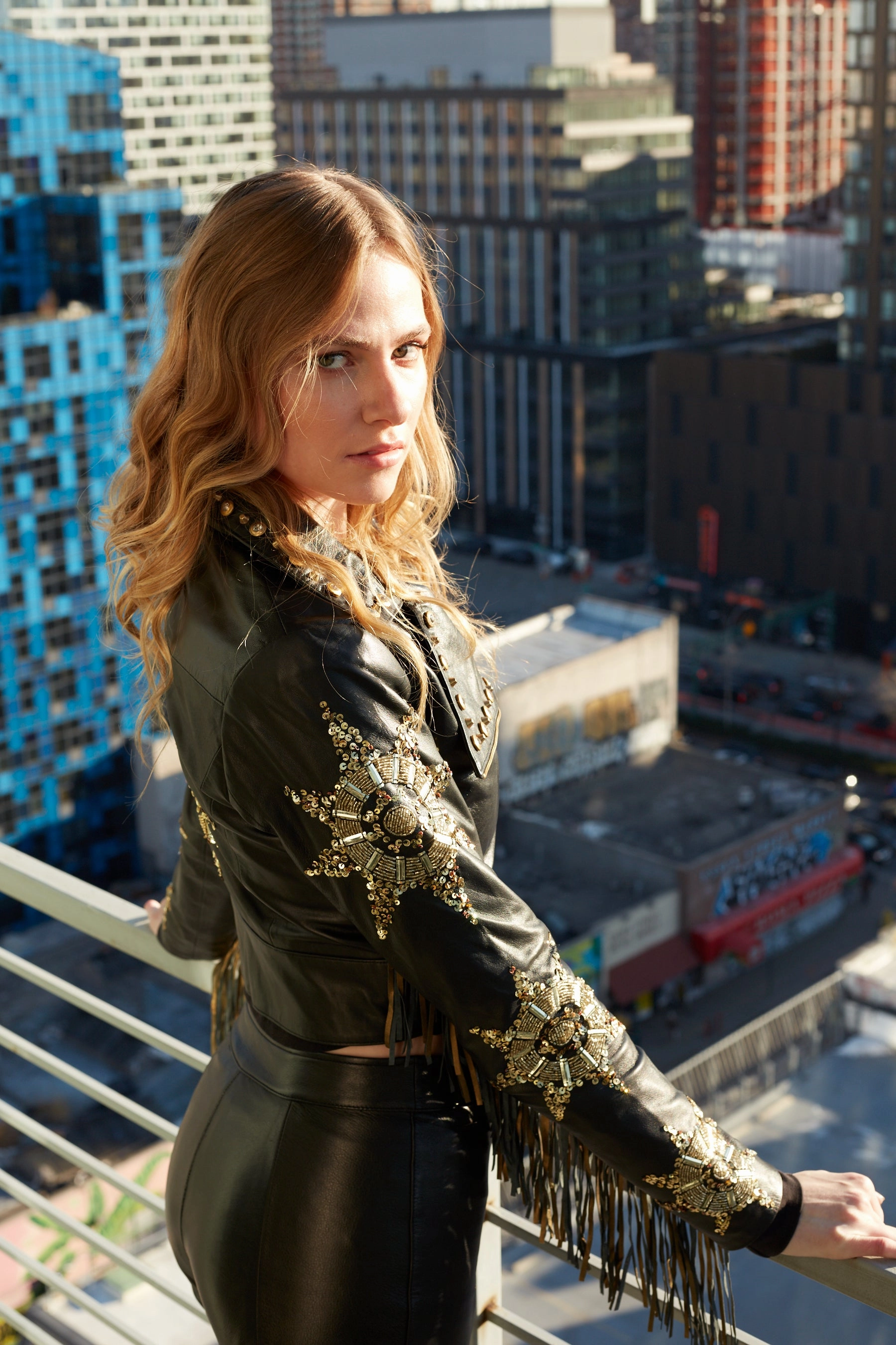 Formal Event fireplace Any Old Iron Gold Star Fringe Moto