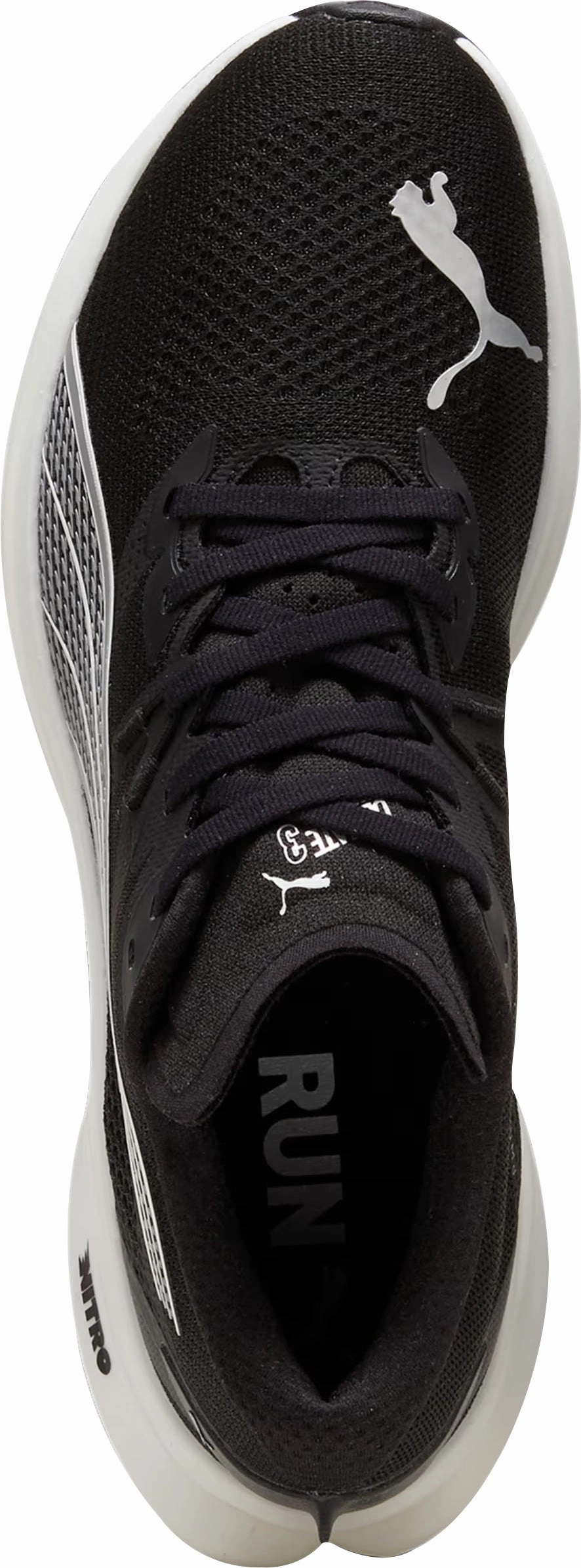 Tensile Weave Puma Deviate Nitro 3 Mens Running Shoes - Black