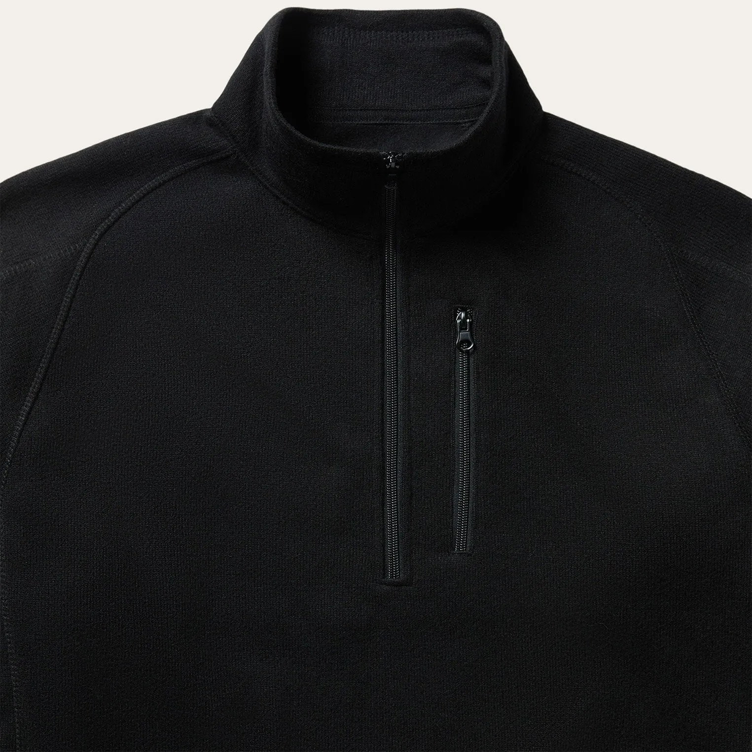 Black Pullover Knit Sweater Slim Fit Styles Slip Resistant Grip